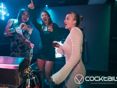 A professional photo of guests enjoying themselves at Cocktails Nightclub from our gallery.