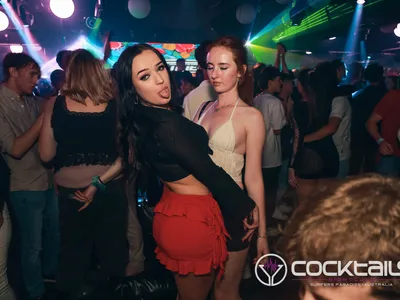 A professional photo of guests enjoying themselves at Cocktails Nightclub from our gallery.