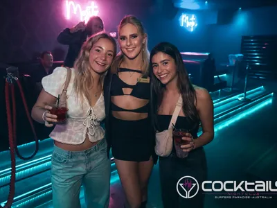 A professional photo of guests enjoying themselves at Cocktails Nightclub from our gallery.