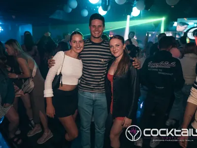 A professional photo of guests enjoying themselves at Cocktails Nightclub from our gallery.