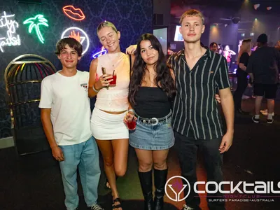 A professional photo of guests enjoying themselves at Cocktails Nightclub from our gallery.