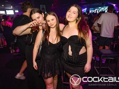 A professional photo of guests enjoying themselves at Cocktails Nightclub from our gallery.