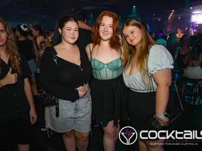 A professional photo of guests enjoying themselves at Cocktails Nightclub from our gallery.