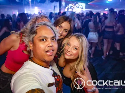 A professional photo of guests enjoying themselves at Cocktails Nightclub from our gallery.