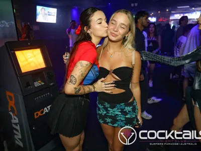 A professional photo of guests enjoying themselves at Cocktails Nightclub from our gallery.