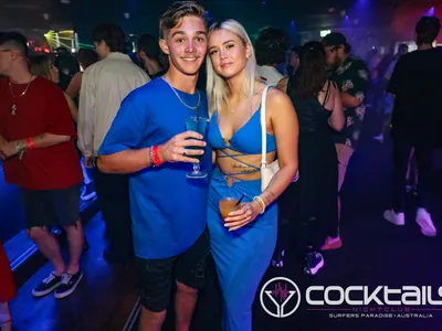 A professional photo of guests enjoying themselves at Cocktails Nightclub from our gallery.