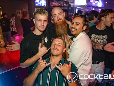 A professional photo of guests enjoying themselves at Cocktails Nightclub from our gallery.