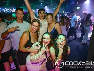 A professional photo of guests enjoying themselves at Cocktails Nightclub from our gallery.