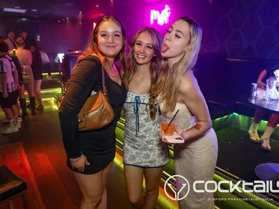 A professional photo of guests enjoying themselves at Cocktails Nightclub from our gallery.