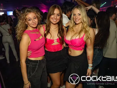 A professional photo of guests enjoying themselves at Cocktails Nightclub from our gallery.