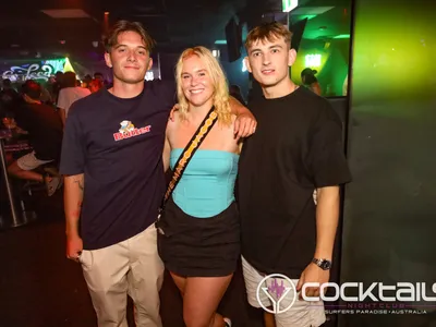 A professional photo of guests enjoying themselves at Cocktails Nightclub from our gallery.