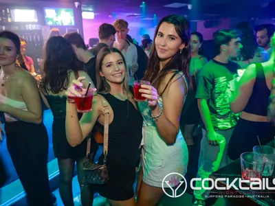 A professional photo of guests enjoying themselves at Cocktails Nightclub from our gallery.