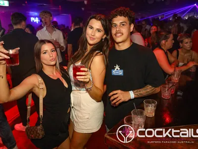 A professional photo of guests enjoying themselves at Cocktails Nightclub from our gallery.