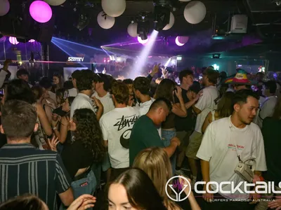 A professional photo of guests enjoying themselves at Cocktails Nightclub from our gallery.