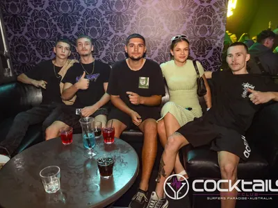 A professional photo of guests enjoying themselves at Cocktails Nightclub from our gallery.