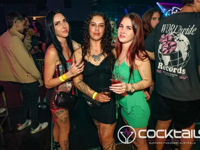 A professional photo of guests enjoying themselves at Cocktails Nightclub from our gallery.