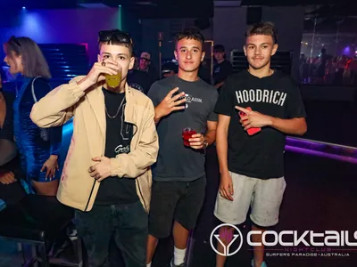 A professional photo of guests enjoying themselves at Cocktails Nightclub from our gallery.