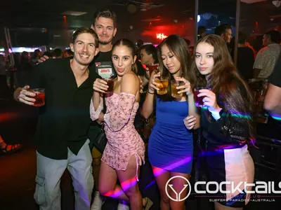 A professional photo of guests enjoying themselves at Cocktails Nightclub from our gallery.