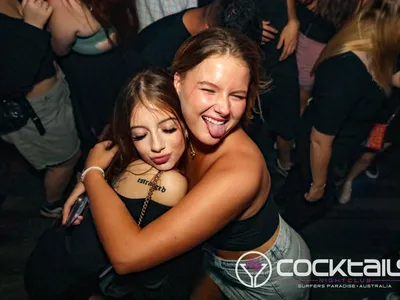 A professional photo of guests enjoying themselves at Cocktails Nightclub from our gallery.