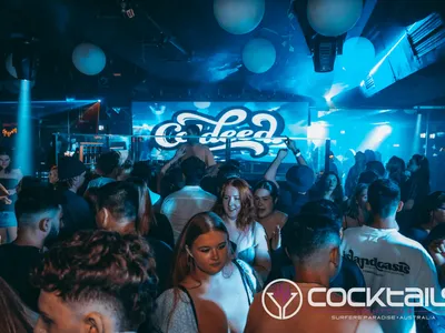 A professional photo of guests enjoying themselves at Cocktails Nightclub from our gallery.