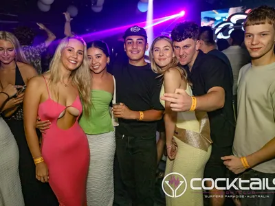 A professional photo of guests enjoying themselves at Cocktails Nightclub from our gallery.