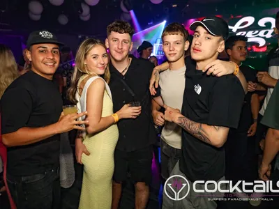 A professional photo of guests enjoying themselves at Cocktails Nightclub from our gallery.