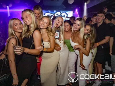 A professional photo of guests enjoying themselves at Cocktails Nightclub from our gallery.