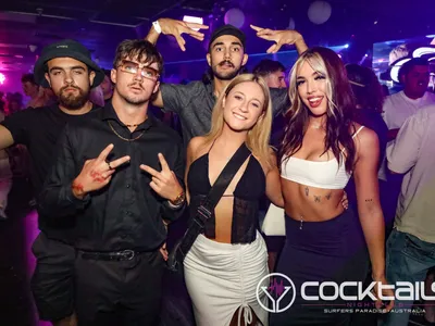 A professional photo of guests enjoying themselves at Cocktails Nightclub from our gallery.