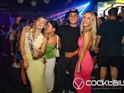 A professional photo of guests enjoying themselves at Cocktails Nightclub from our gallery.