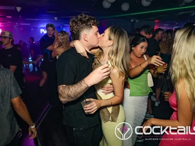 A professional photo of guests enjoying themselves at Cocktails Nightclub from our gallery.