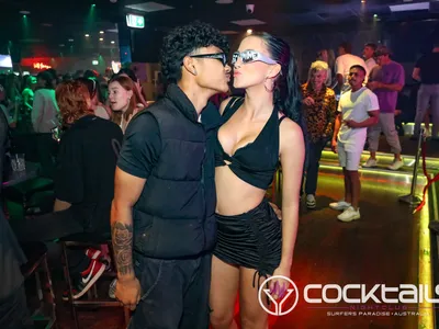 A professional photo of guests enjoying themselves at Cocktails Nightclub from our gallery.