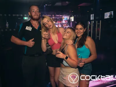 A professional photo of guests enjoying themselves at Cocktails Nightclub from our gallery.