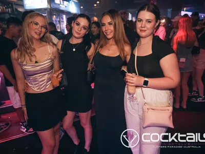 A professional photo of guests enjoying themselves at Cocktails Nightclub from our gallery.