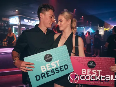 A professional photo of guests enjoying themselves at Cocktails Nightclub from our gallery.