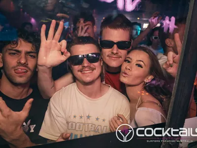 A professional photo of guests enjoying themselves at Cocktails Nightclub from our gallery.