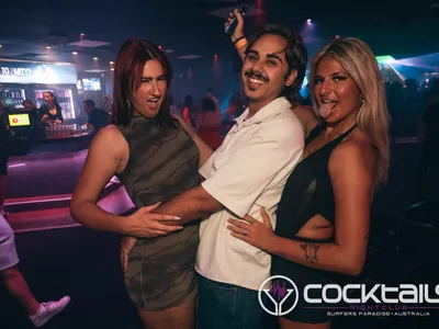 A professional photo of guests enjoying themselves at Cocktails Nightclub from our gallery.