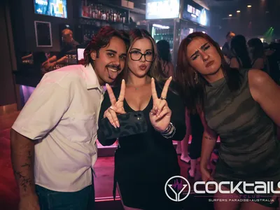 A professional photo of guests enjoying themselves at Cocktails Nightclub from our gallery.