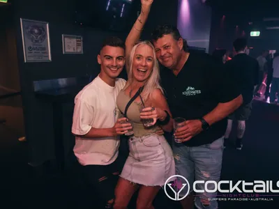 A professional photo of guests enjoying themselves at Cocktails Nightclub from our gallery.