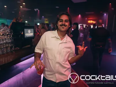 A professional photo of guests enjoying themselves at Cocktails Nightclub from our gallery.