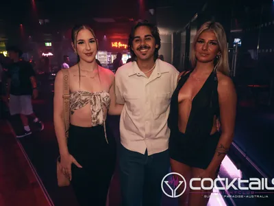 A professional photo of guests enjoying themselves at Cocktails Nightclub from our gallery.