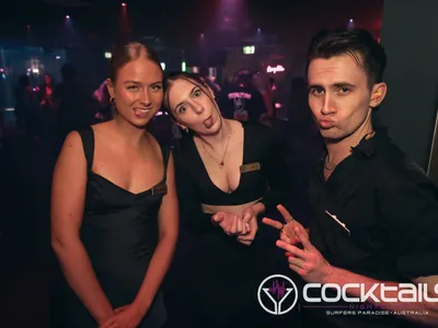 A professional photo of guests enjoying themselves at Cocktails Nightclub from our gallery.