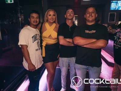 A professional photo of guests enjoying themselves at Cocktails Nightclub from our gallery.