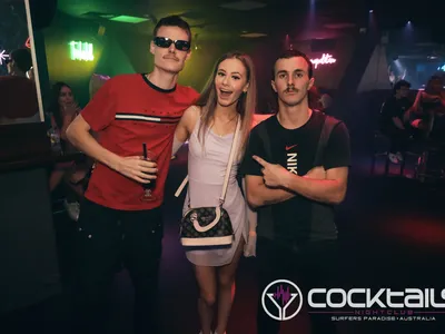 A professional photo of guests enjoying themselves at Cocktails Nightclub from our gallery.