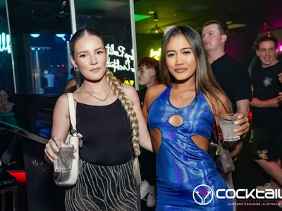 A professional photo of guests enjoying themselves at Cocktails Nightclub from our gallery.