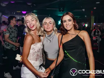 A professional photo of guests enjoying themselves at Cocktails Nightclub from our gallery.