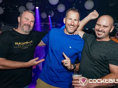 A professional photo of guests enjoying themselves at Cocktails Nightclub from our gallery.