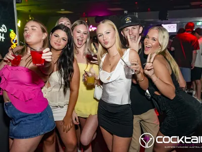 A professional photo of guests enjoying themselves at Cocktails Nightclub from our gallery.