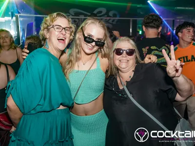 A professional photo of guests enjoying themselves at Cocktails Nightclub from our gallery.