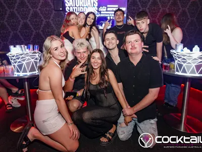 A professional photo of guests enjoying themselves at Cocktails Nightclub from our gallery.