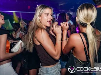 A professional photo of guests enjoying themselves at Cocktails Nightclub from our gallery.